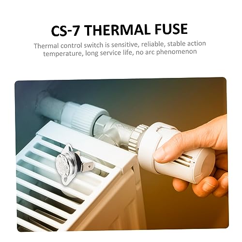 Veemoon D23JG34WO17OF9G 5Pcs Control Switch Heating Thermostat Appliances Metal Thermal Normally Closed Water Heater Thermostat Thermal For Coffee Maker thumb #1