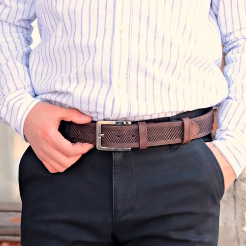 Custom Engraved Leather Belt - Personalized Message Belt for Him - Unique Gift for Special Occasions2