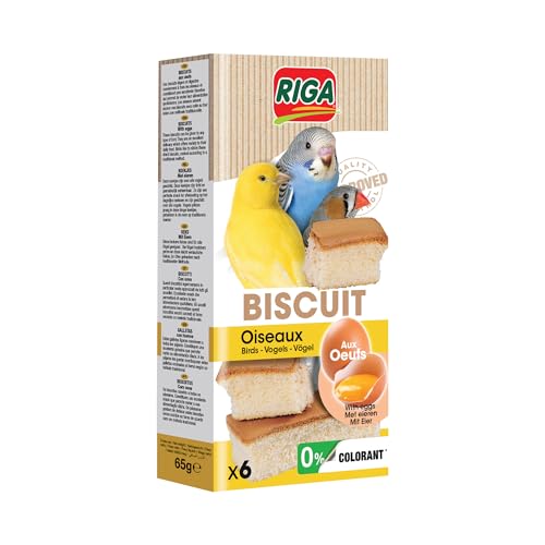 Riga - 000014 - Biscuits Oiseaux aux Œufs Boîte de 6 ( 1 x 65 g )