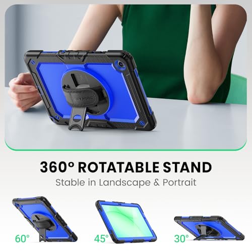 Image of SEYMAC Case for Samsung Galaxy Tab A11+ /A9+ Plus 11 inch, Dark Blue