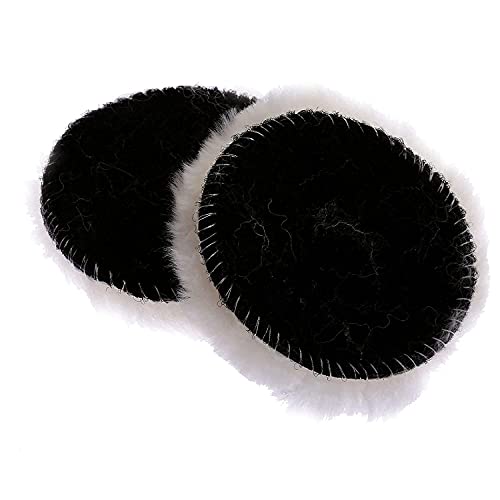 Image of DIY Crafts 2 Pcs, 2 inch inch Only Wool Pad, Only Wool Pad, Polishing Drill Buffing Felt Pads Waxing Sealing Glaze Finishing Glass Scrac(2 Pcs, 2 inch inch Only Wool Pad)