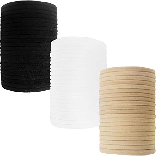 60 Pieces Super Soft Stretchy Nylon Headbands for Babies Newborn and Infants DIY Crafts Women's Yoga Activities Gifts Box Included