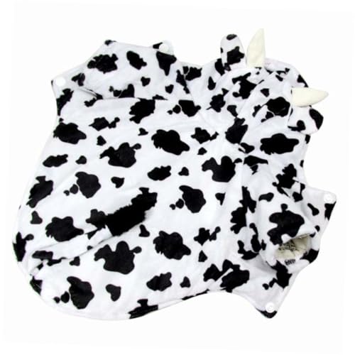 Disfraz de perro con estampado de vaca talla L
