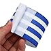 Hohota 10pcs Captain Armband Adjustable Soccer Player Captain Group Armband with Touch Fastener Stripe Arm Band for Football(Blue 10 PCS)