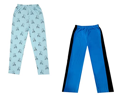 Image of indi weaves Boys and Girls Cotton Solid and Printed Pyjama /Pant /Trackpants