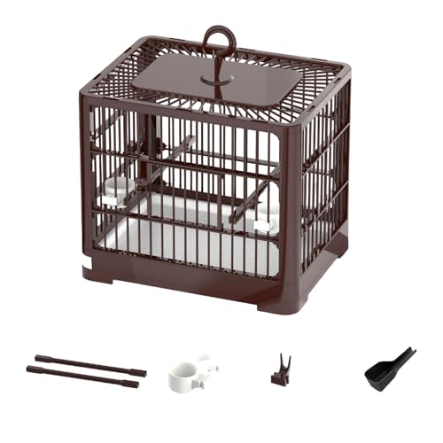 Cage à oiseaux de voyage portable pour sorties de petits oiseaux - 2