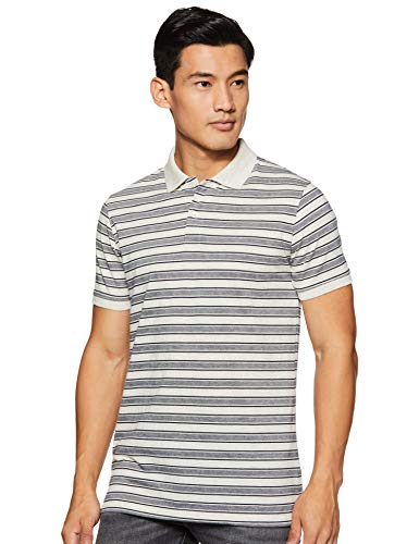 Image of Get In Men's Striped Regular Fit Polo