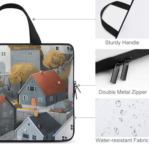 Bolsa de hombro para laptop 10 pulgadas unisex miniatura 3