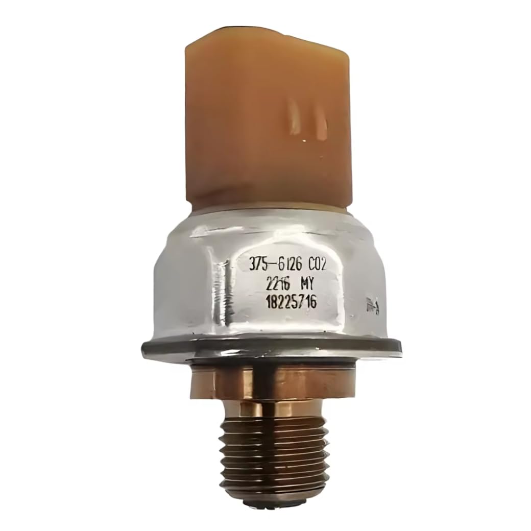 Compatible with Caterpillar Excavator Parts Compatible with CAT D10T D11T D9T 980M 982M 584 Diesel Common Rail Fuel Pressure Sensor Switch 375-6126 3756126 Machinery Parts (375-6126)