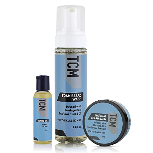 TCM Beard Rejuvenation, Styling, & Protection Bundle - Include 7.5oz
