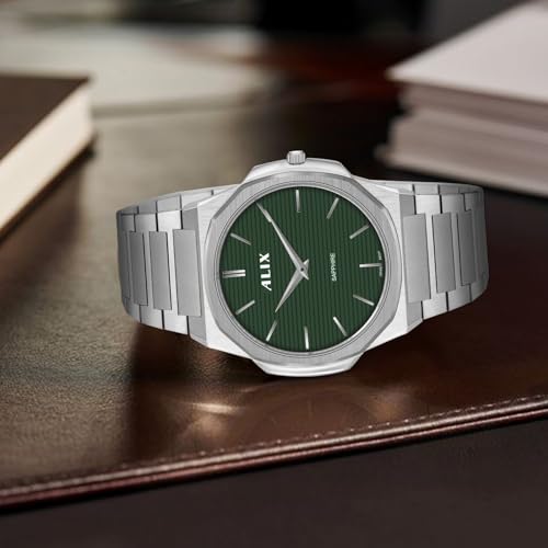 Image of ALIX AL2913 Men's Waterproof Multifunctional Stainless Steel Strap Quartz Analog Watch