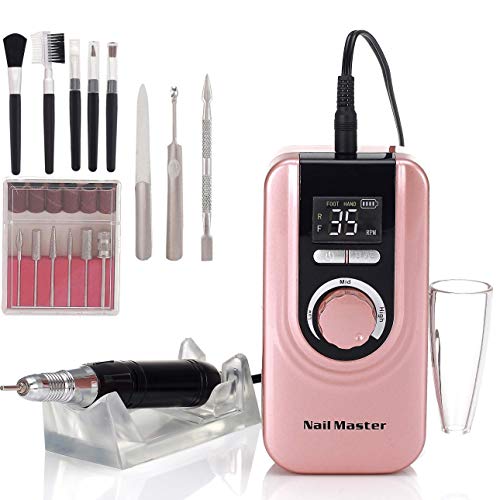 Miss Sweet RPM35000 - Máquina de taladro de uñas eléctrica recargable para uñas acrílicas