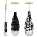 jiuzcare Lot de 2 Brosse à Bouteille Soda Brosse Nettoyage avec Embout Doux en Coton Longue pour Soda Verre Un sans Rayures du Thermos Tasses Bouteilles Paille Stream et Récipient Col Etroit