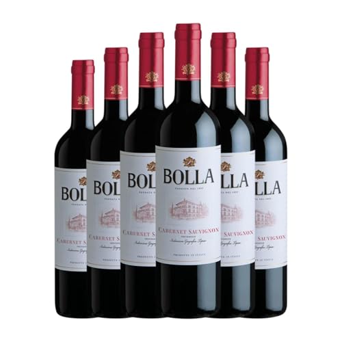 Bolla Cabernet Sauvignon Delle Venezie – Caja de 6 Botellas de Vino Tinto de 75 cl Bolla Cabernet Sauvignon Delle Venezie – Caja de 6 Botellas de Vino Tinto de 75 cl