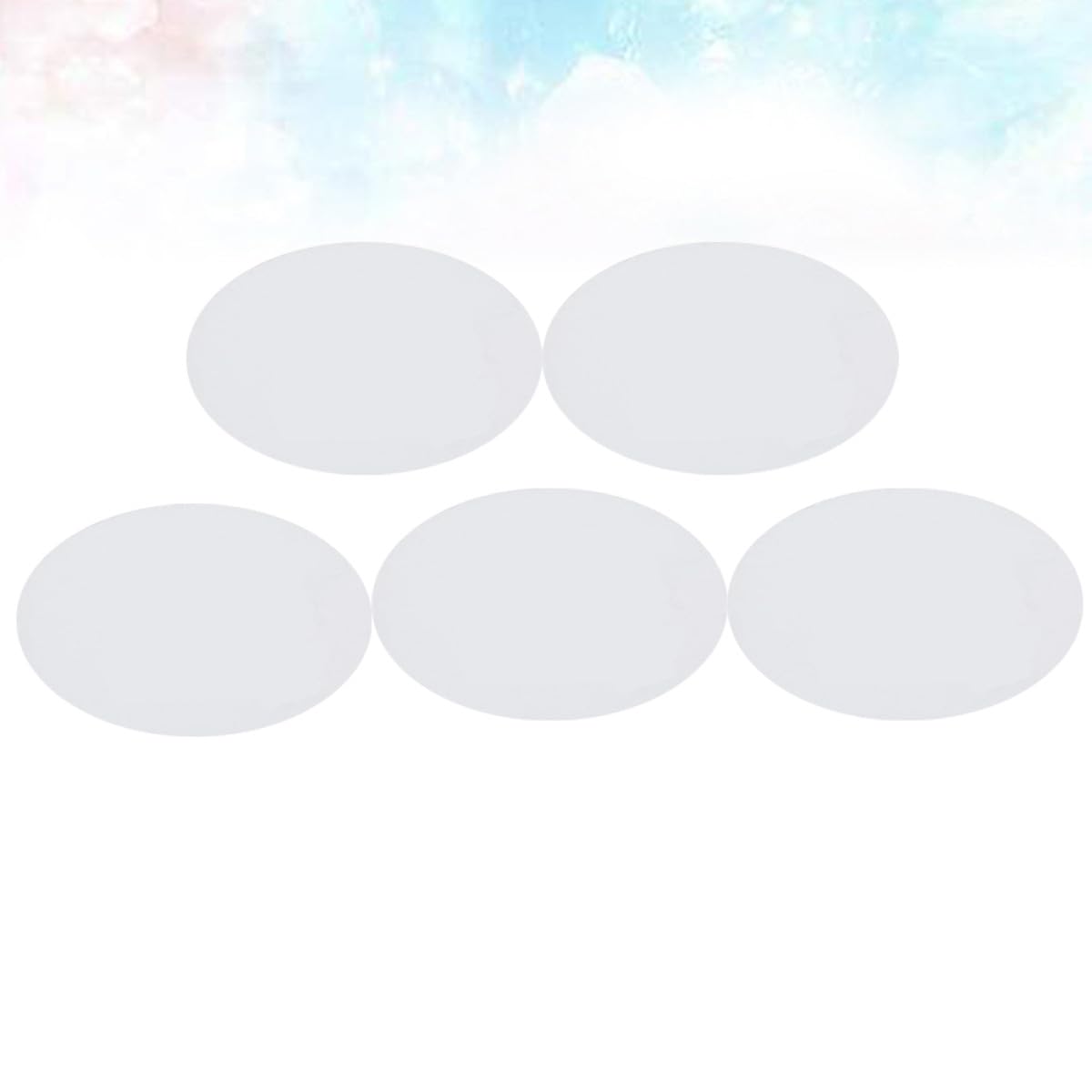 Panneaux D'art Ovales en Coton, Lot de 5, pour Peinture