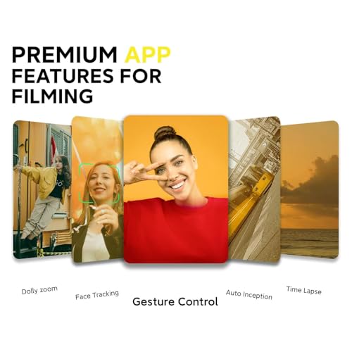 Image of AOCHUAN Smart X Smartphone Gimbal Stabilizer, Handheld 3-Axis Phone Gimbal with LED Fill Light, Portable and Foldable Stabilizer, Vlogging TikTok YouTube Face Tracking for iPhone and Android