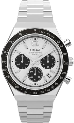 Timex Men's Chronograph Quartz Watch with Stainless Steel Strap