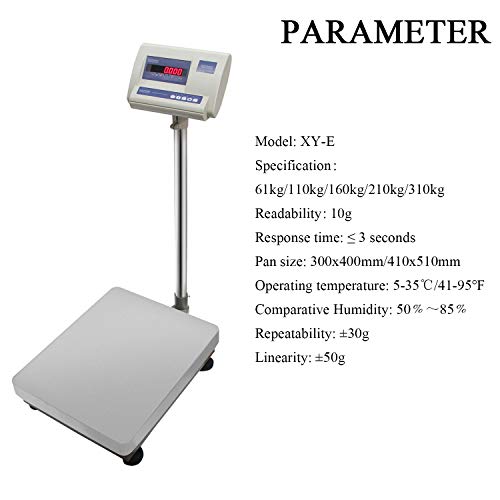 Báscula de plataforma digital BAOSHISHAN 160kg miniatura 2