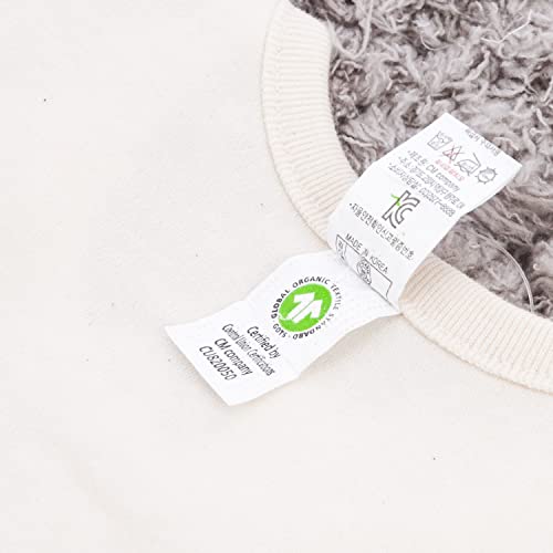 100% Organic Cotton Korean Kimono Newborn Baby Summer Thin Relaxed Outfit LongSleeve Breathable Romper 0-6M With Mitten Cuffs3