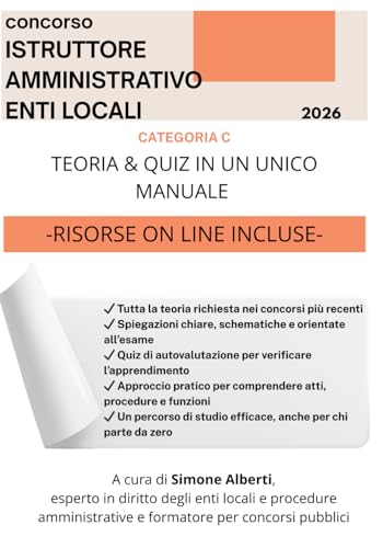 Concorso istruttore amministrativo enti locali categoria c