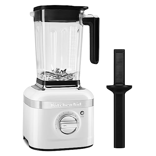 KitchenAid K400 Variable Speed Blender with Tamper KSB4028 White 56 ounces