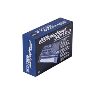 Stylophone GENX-2 Portable Analogue Synthesizer with Built-in Speaker, LFO, Filter, Analogue Delay and CV/Gate Output | Synthesizer Keyboard | Synth Musical Instrument