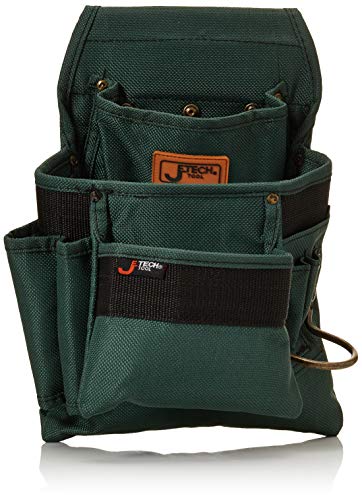 Jetech Tool Belt Pouches Bag With 3 Pocket - Heavy Duty Tool Utility Pouch With Adjustable Belt For Electrician,Carpenters,Craftsman,Gardening #TOP25