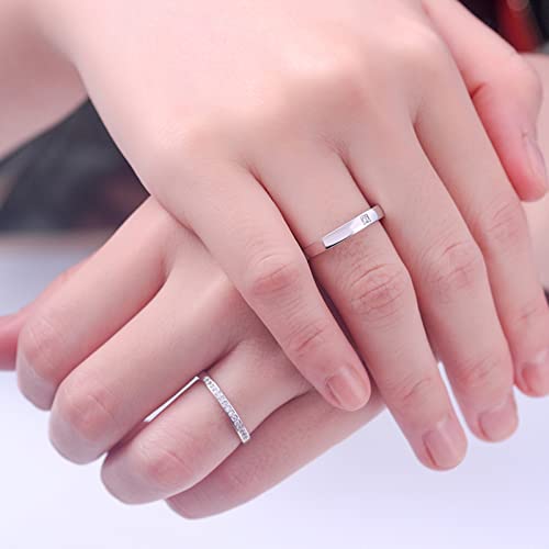 Bague alliance ajustable argent et zircons, le bijou idéal à porter au quotidien avec élégance