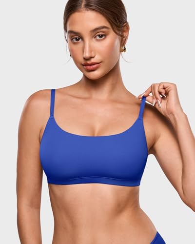 Image of INLYRIC Women's Inbarely Bralettes Cami Bras No Underwire Wireless Seamless Unlined Comfort Sports Bra