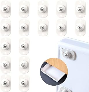16 PCS Self Adhesive Castor Wheels,Small Castor Wheels Mini Swivel Casters Wheels Stick On Castors Pulley Rollers for Small Furniture Trash Can Box