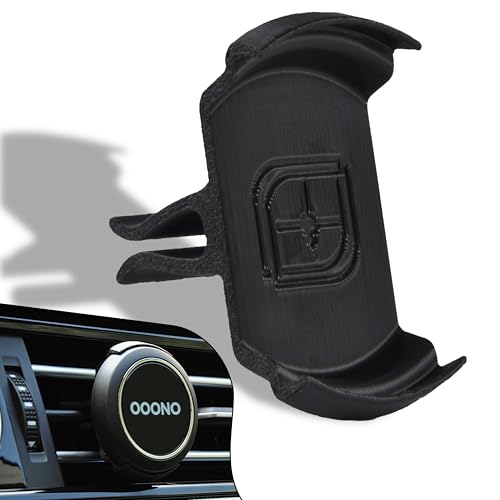 Staffa di ventilazione per OOONO Co-Driver n. 1 indeformabile Clip Mount Ventola di Nero Auto Auto