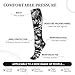 Supdreamc Women's Fashion Lightweight Socks Angry Lion Black And White Art, Cute Compression Knee High for Daily Wear Running Hiking Travel Casual Comfort