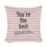 Diseño duradero: nuestra funda de almohada decorativa está hecha de lino suave, textura natural. No se decolora, no se pela ni abrasión, agradable al tacto para niños y mascotas