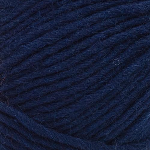 Image of Lion Brand Yarn, Wool-Ease Roving Origins Yarn, Navy, Blue, 3 Pack