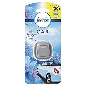 Febreze Car Air Freshener, Car Clip with Fragrance April Fresh with Lenor to Remove Odours in The Car, 1 Unit, 2 ml