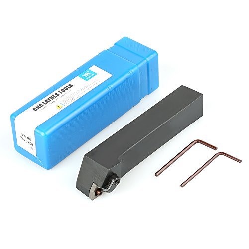 CNC Lathe Boring Bar Turning Tool Holder, Carbide Lathe Indexable 95 Degree Square Shank Turning Tool Holder for Inserts with 2 Wrench