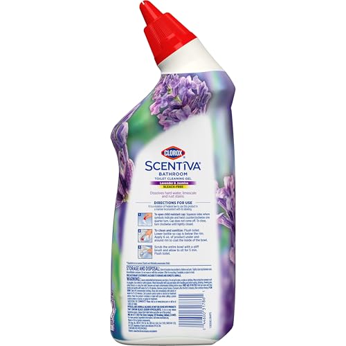 Clorox Scentiva Bathroom Toilet Cleaning Gel, Lavender and Jasmine, 24 Fluid Ounces (Pack of 2) - image 9