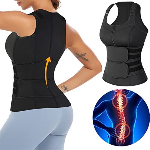 Correcteur de posture réglable jaune taille M avec maintien renforcé - 5