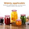 iplusmile Jam Jars Lids: 40 pcs Regular Mouth Mason Jar Lids Screw Replacement Canning Caps for 63 mm Jam Canning #1