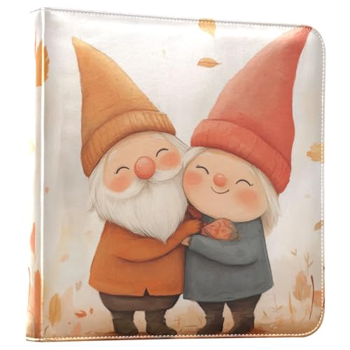 Álbum de Fotos Autoadhesivo DIY Álbum de Recortes para San Valentín con Tapa de Cuero PU, 3 Anillos, 40 Páginas, 8x10 para Memorias miniatura 1