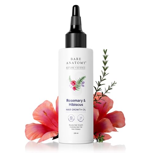 Bare Anatomy Nature x Science Rosemary Hibiscus Hair Growth Oil f...