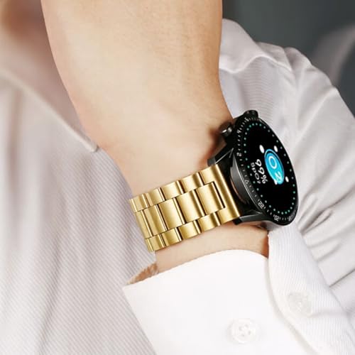 Image of Quick Release Stainless Steel Watch Band Matte Brushed Metal Watchband 14mm 16mm 18mm 20mm 22mm 24mm Universal Solid Stainless Steel Metal Smartwatch Bracelet Replacement Band for Men Women