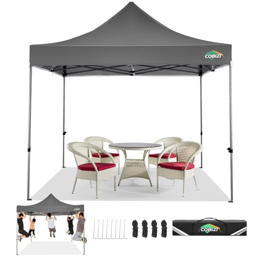 COBIZI pavillon 3x3 wasserdicht stabil Winterfest faltpavillon 3x3,Outdoor faltbar pavillon Party...