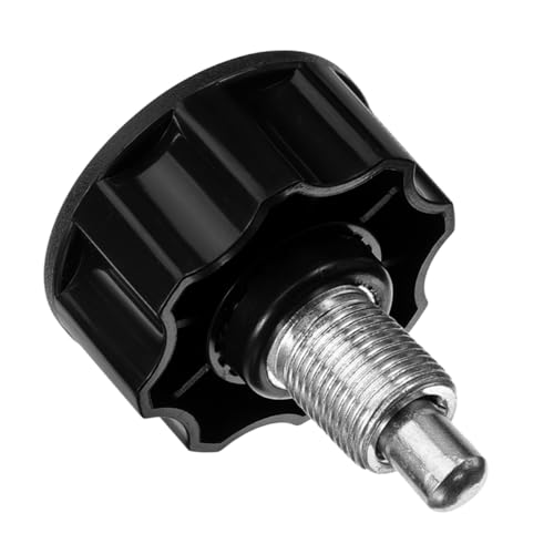 SEWACC 耐久素材製フィットネスバイク用球形旋プルピンノブ ブラック 高さネジ 家用エクサ機器交換部品 簡単取付けで滑らかな操作感を実