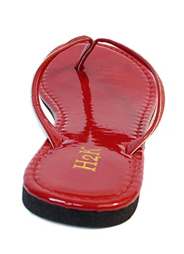 H2K Women's Glitter Flat Thong Sandal4