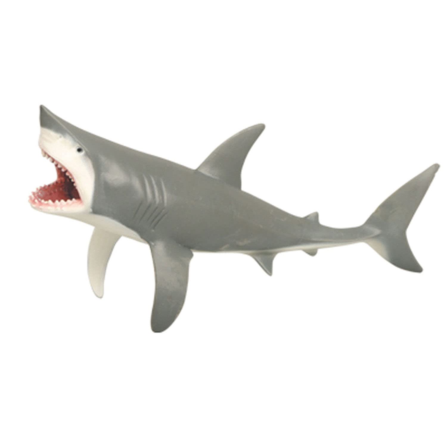 JOKFEICE Animal Figures Plastic Great White Shark Sea Animals Action Model Science Project, Learning Educational Toys, Birthday Gift, Cake Topper for