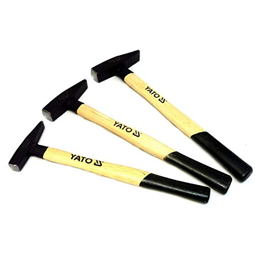 Tool Zone ® Machinist Hammer |Hammer Drilling Machine| Hammer Drill/Wooden Handle| Forged Carbon Steel Head Hardened and Tempered