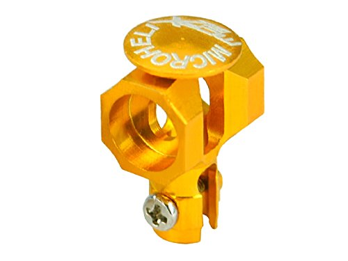 MICROHELI Precision CNC Aluminum DFC Main Rotor Hub (Gold) (for MCPXBL-DFCG)