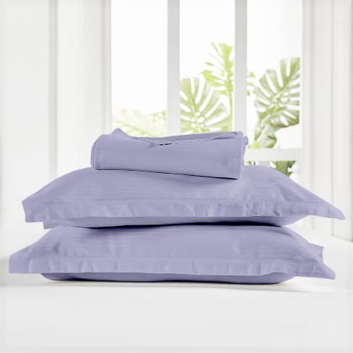 Image of myTrident Bedsheet for Double Bed King Size | 108 inch x 108 inch | Amethyst