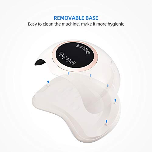 Liarty 180W Portable Nail Dryers, To Quick Dry For Regular Nail Polish, Air & Led Light Nail Lamp With Fan, Safe For Hands Skin, Best Gift For Ladies, Girls(White) #TOP3